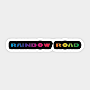 Rainbow Road Sticker